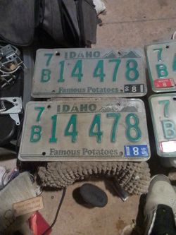Collectors IDAHO Licence Plate 