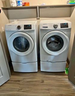 Washer and dryer