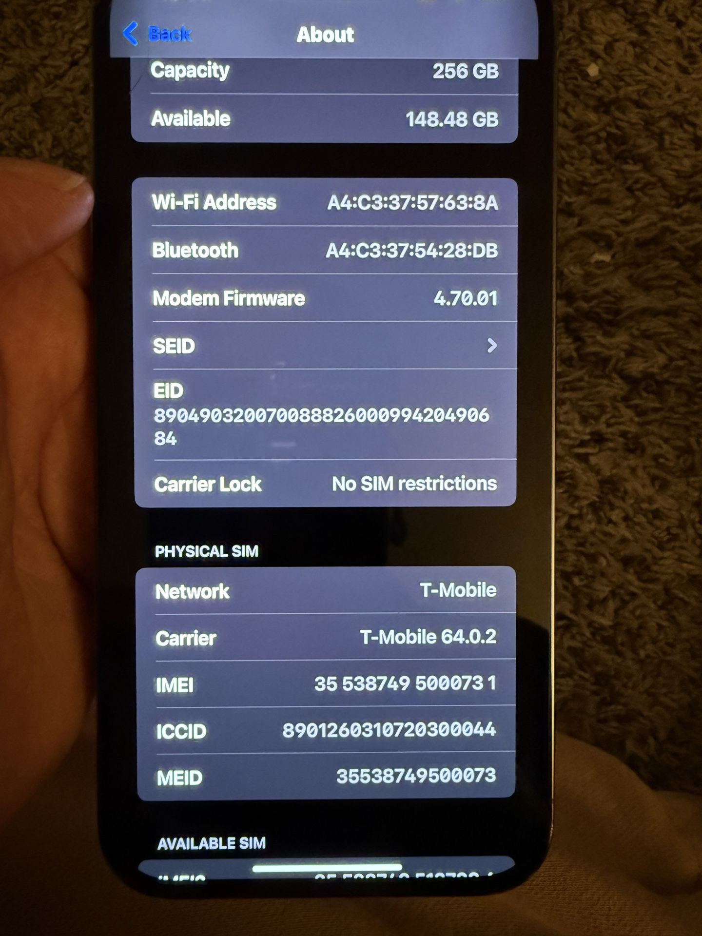 iPhone 13 Pro Max 216gbs Unlocked For Any Carrier