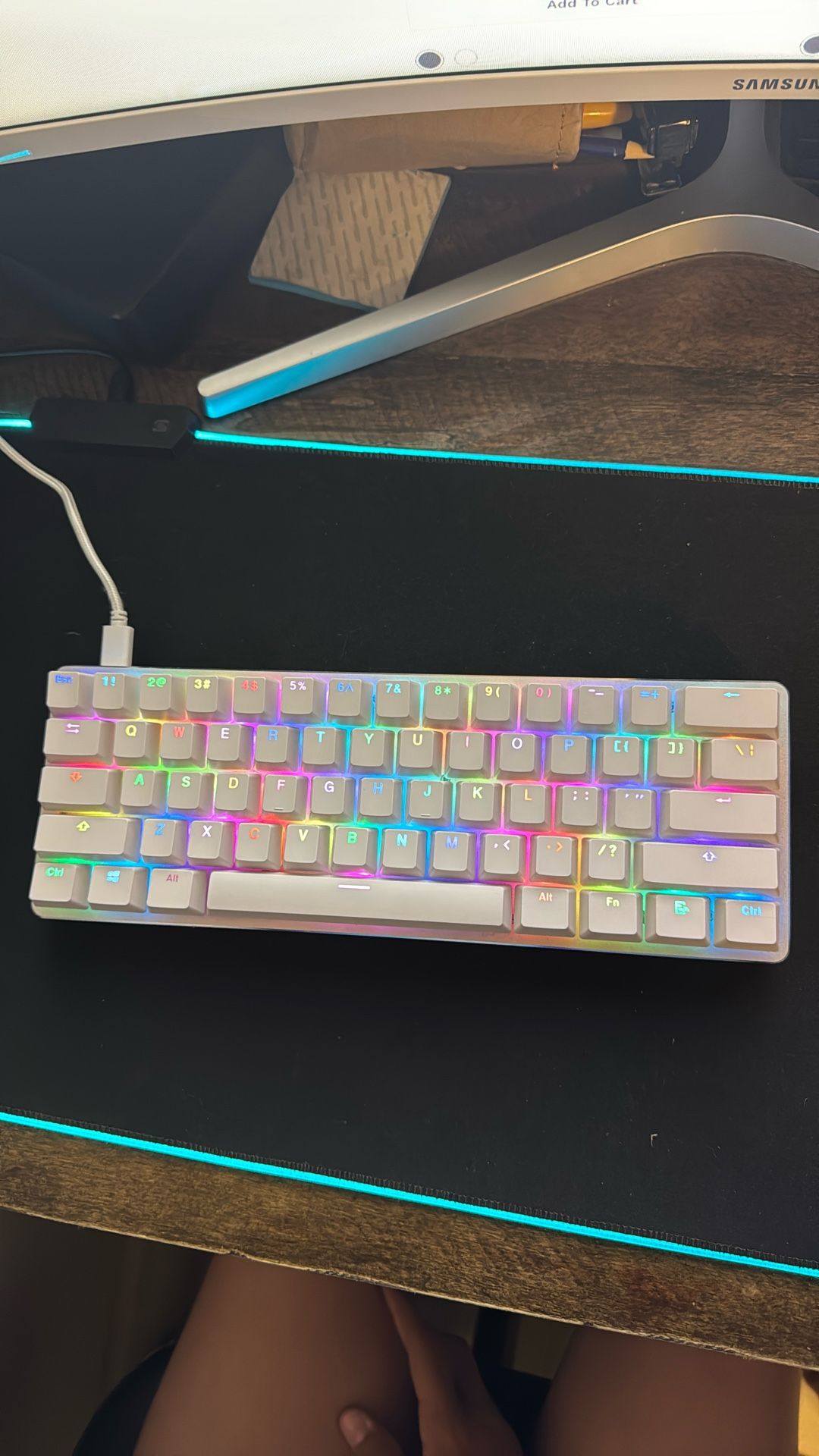Glorious Gaming Pc GMMK compact Prebuilt rgb Keyboard