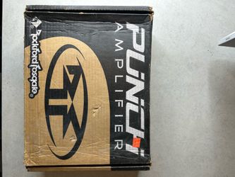 Rockford Fosgate Punch 150.1-Channel Car Audio Amplifier 241W RMS