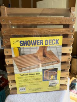Outdoors Cedar Shower Deck