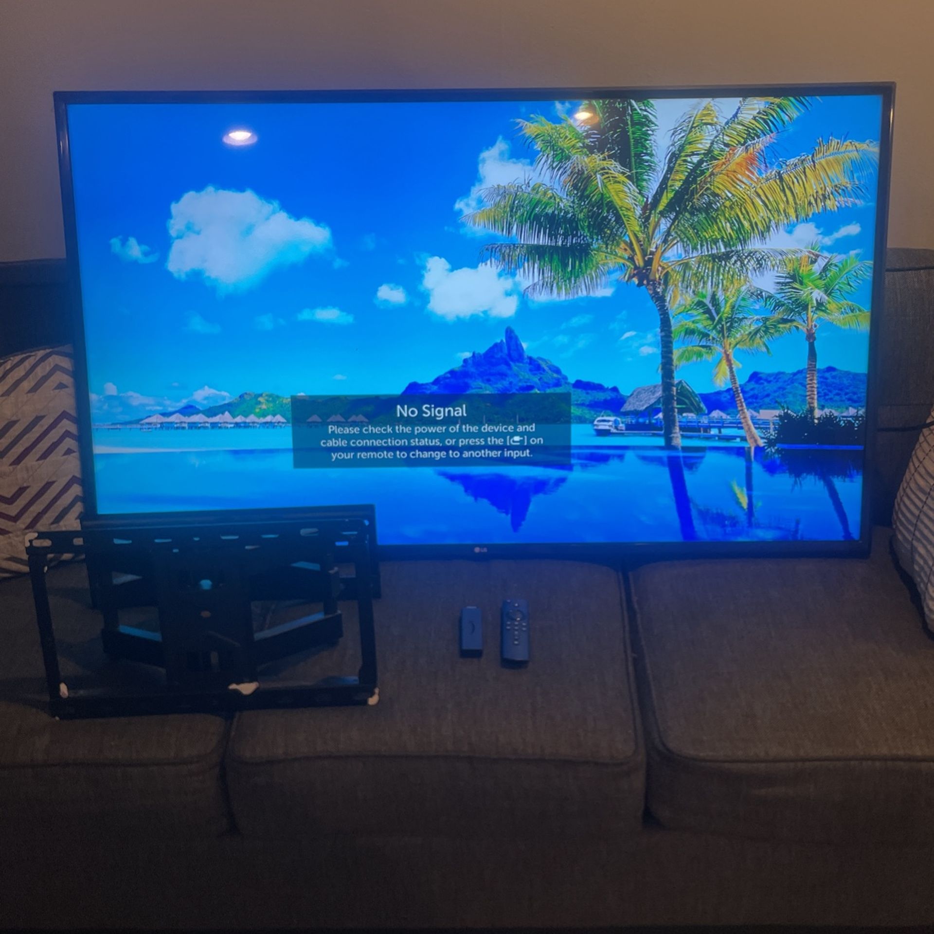 48” LG Smart TV + Wall Mount & Firestick