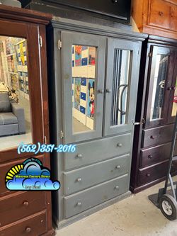 Wardrobe closet ropero armoire Nuevo New dresser Gris
