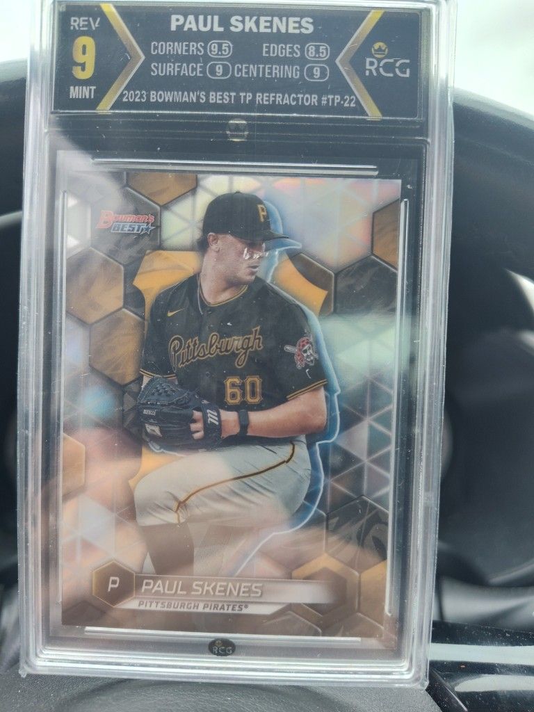 Paul Skenes Rookie Card And Refractor Card