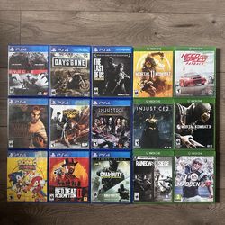PS4 games & Xbox one games