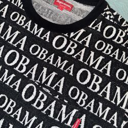 Supreme Obama Size Large Top - Great Preowned Condition And 100% AUTHENTIC 