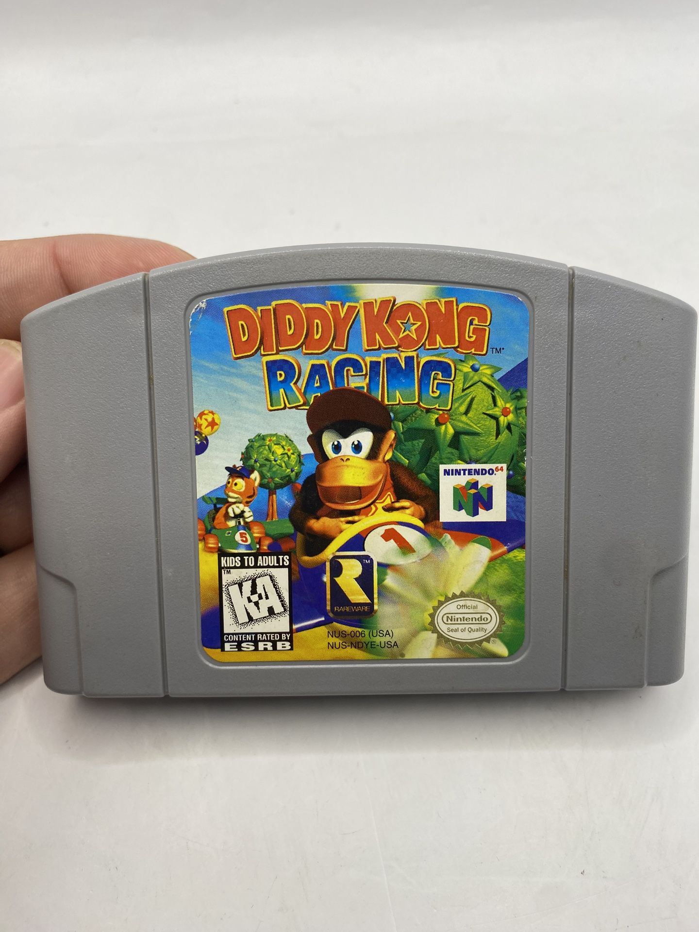 Diddy Kong Racing (Nintendo 64, 1997) N64 Authentic OEM Tested Retro Vintage