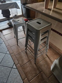 Light Grey Bar Stools