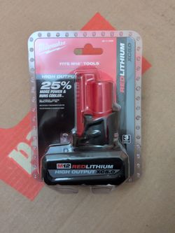 Milwaukee M12  5.0 Battery High Output 70.00