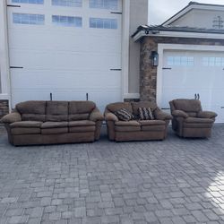 Brown Couch Set