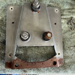 VW bus front spare tire bracket