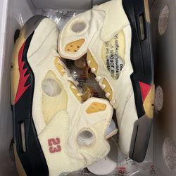 Jordan 5 Off-White Sail Size 11