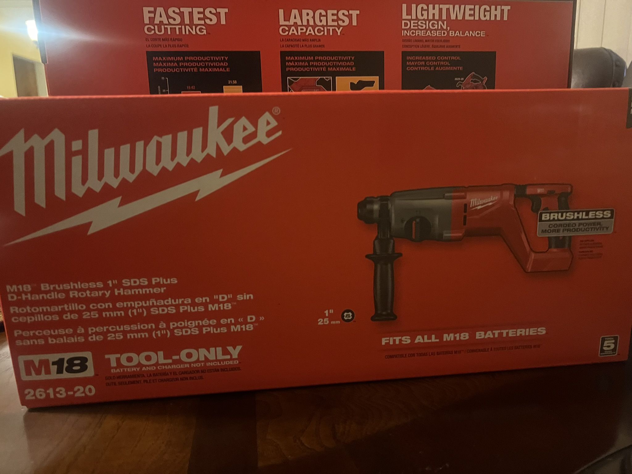 M18 FUEL 18V Lithium-Ion Brushless Cordless 1 in. SDS-Plus Rotary Hammer (Tool-Only)
