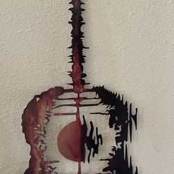 Wall Art Guitar 