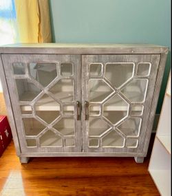 Grey  Accent Cabinet