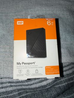 WD My passport 6t External USB