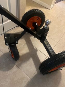 Heavy-Duty Trailer Dolly, 1000lbs Tongue Weight Capacity, Carbon Steel Trailer