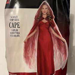 SCARLET TEMPTRESS CAPE