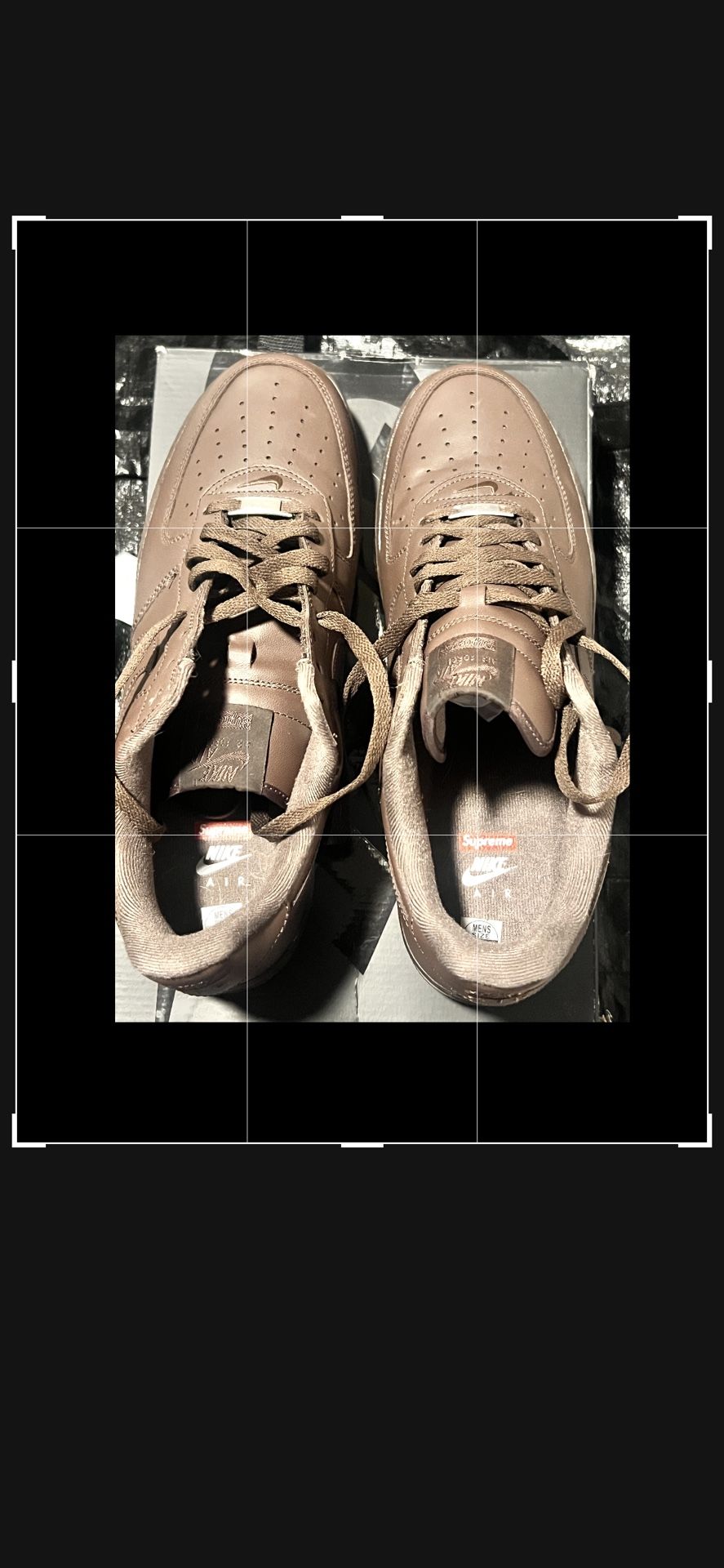 Supreme Air Force 1 Brown Size 12 