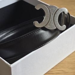 Celine Triomphe Belt Size 33