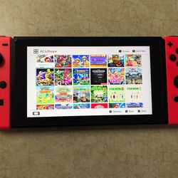 Nintendo Switch V2 Mod with 100 Switch Games and 7000 Retro Classic Games