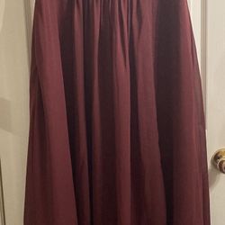 Formal Holiday Dress Color Burgundy 