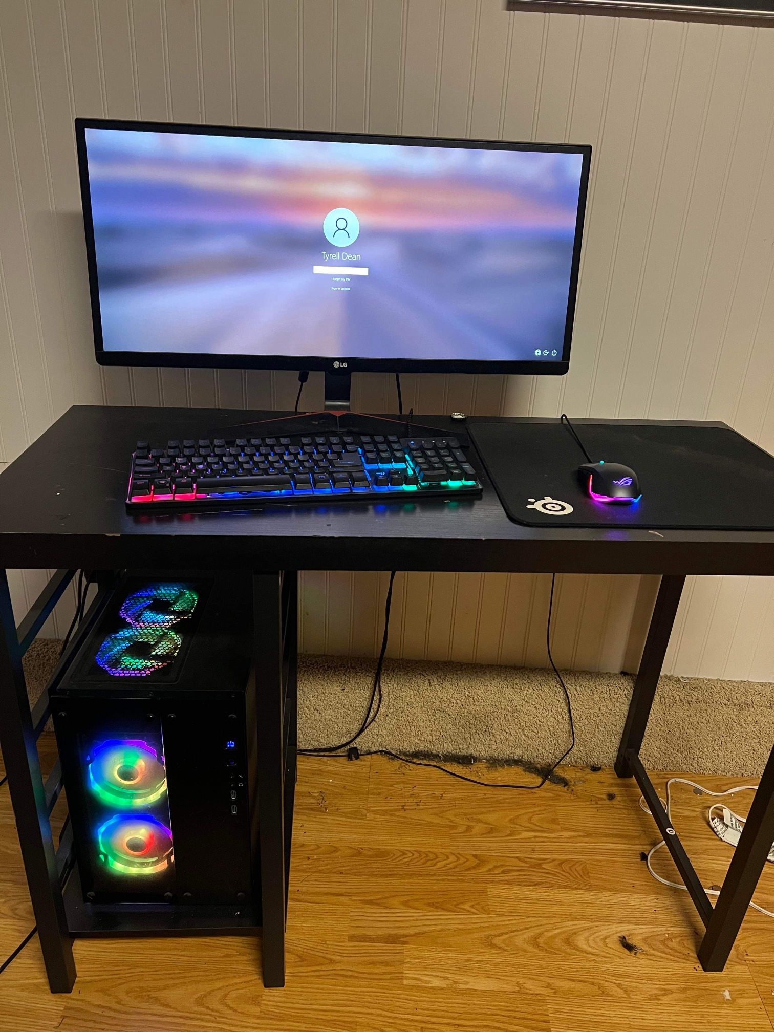 Sky tech Gaming PC With Aces Monitor