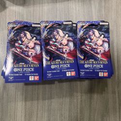 29x The Azure Sea's Seven Sleeved Booster Pack (OP14)