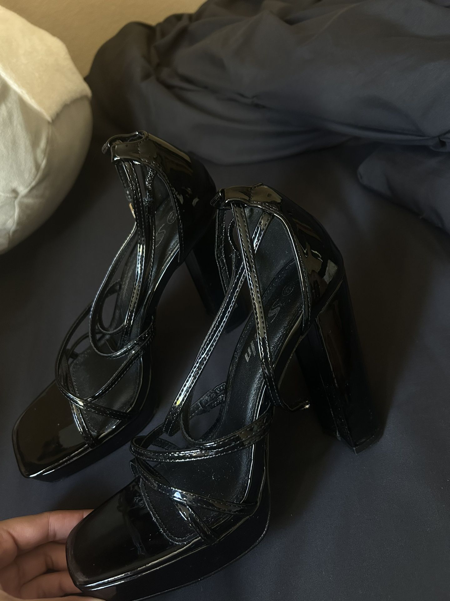 Black Heels Size 8.5