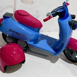 Vespa Scooter For 18” Journey Dolls Or American Girls 