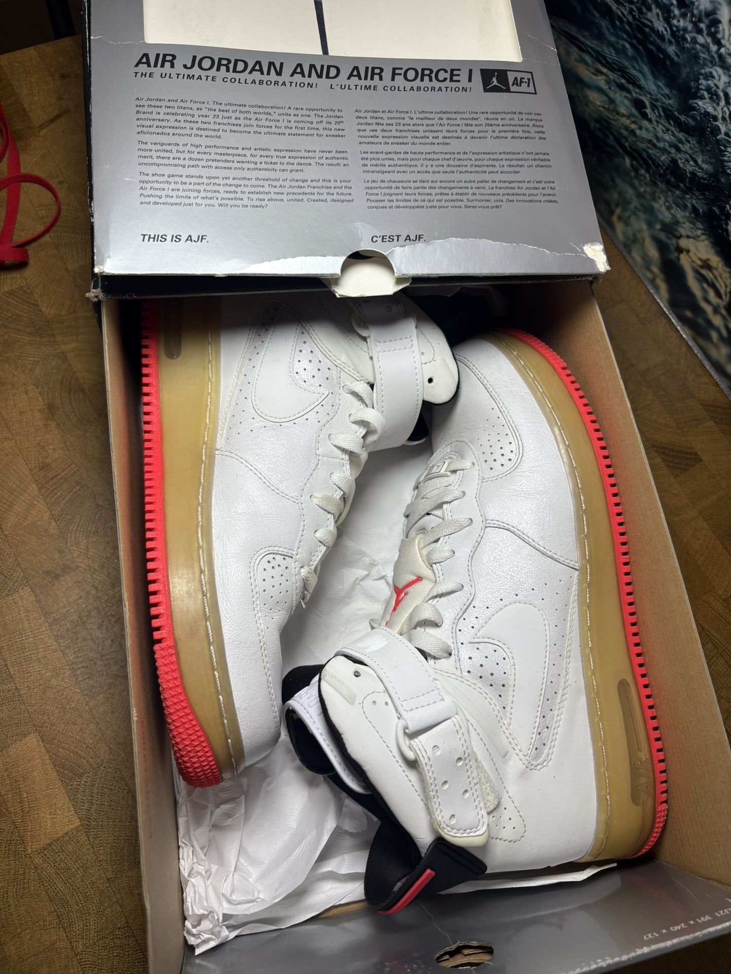 Nike Air Force Jordan Fusion Infrared 2008
