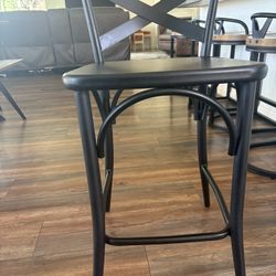 Metal barstool