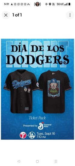 Dodgers Dia De Los Dodgers Night Jersey 2025