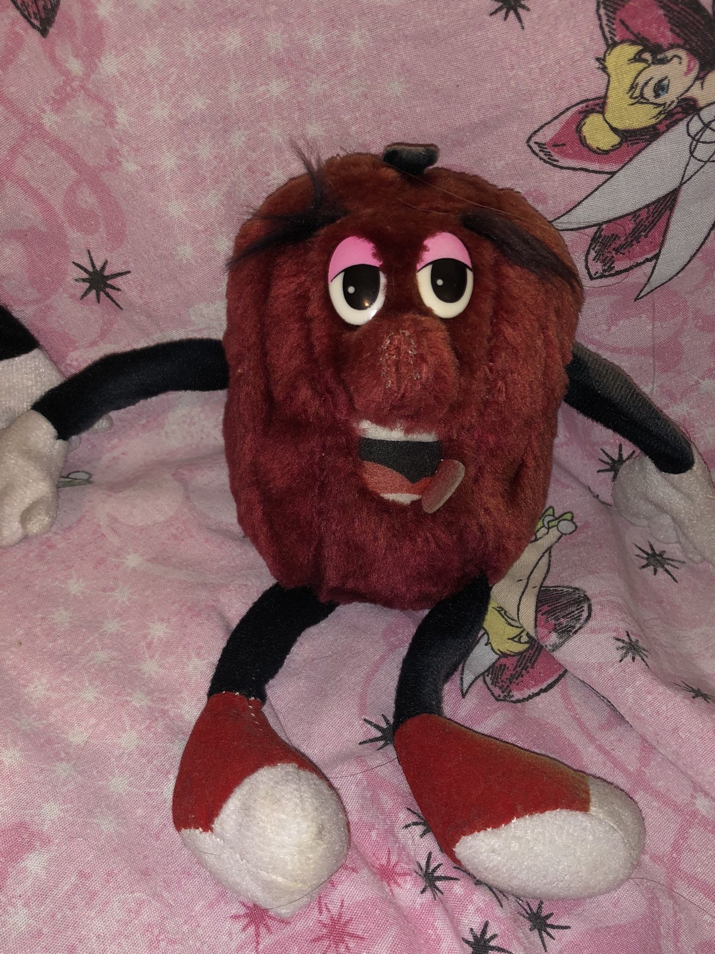 Vintage California Raisin plush doll toy (Ace novelty co) hard to find toy!