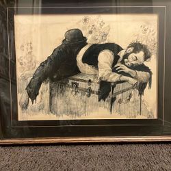 Ryan Owen Hobo Clown Hand Drawing 