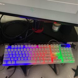 White Led Keyboard 