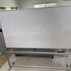 80” standing whiteboard, 3’ x 6’