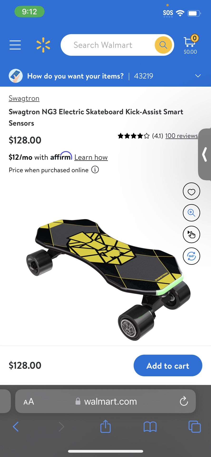 Swagtron Electric Skateboard