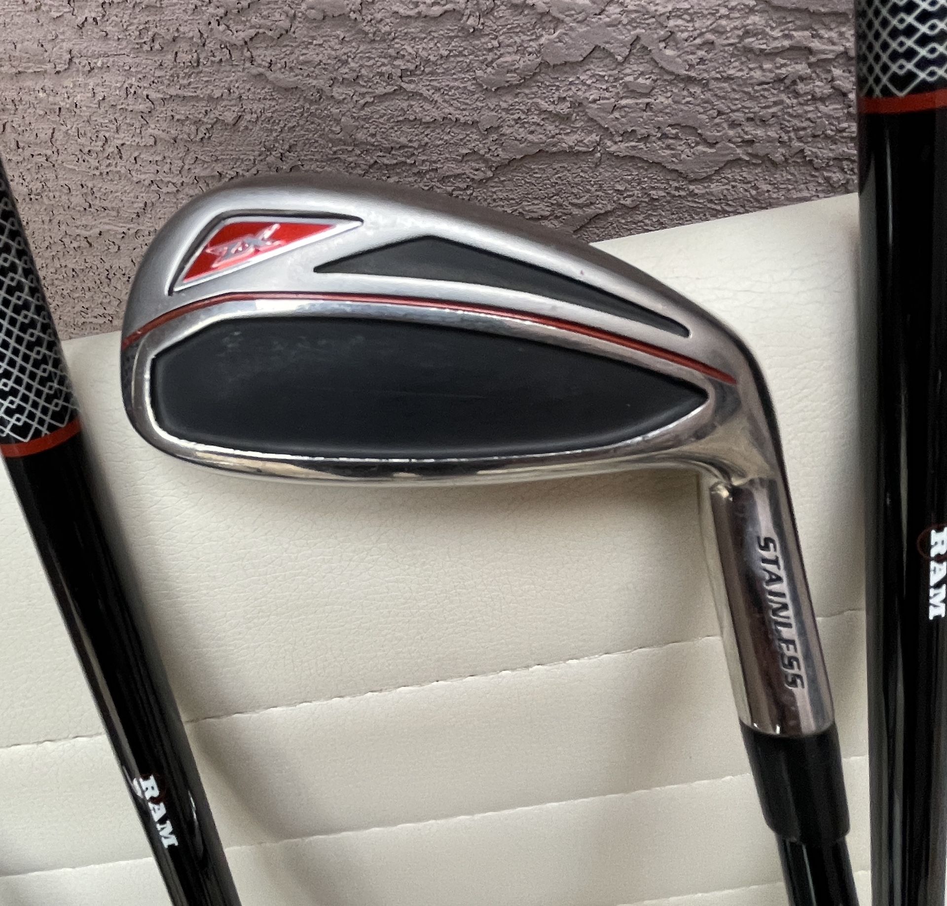 Ram ZX Irons 5-PW w Graphite Uniflex Shafts