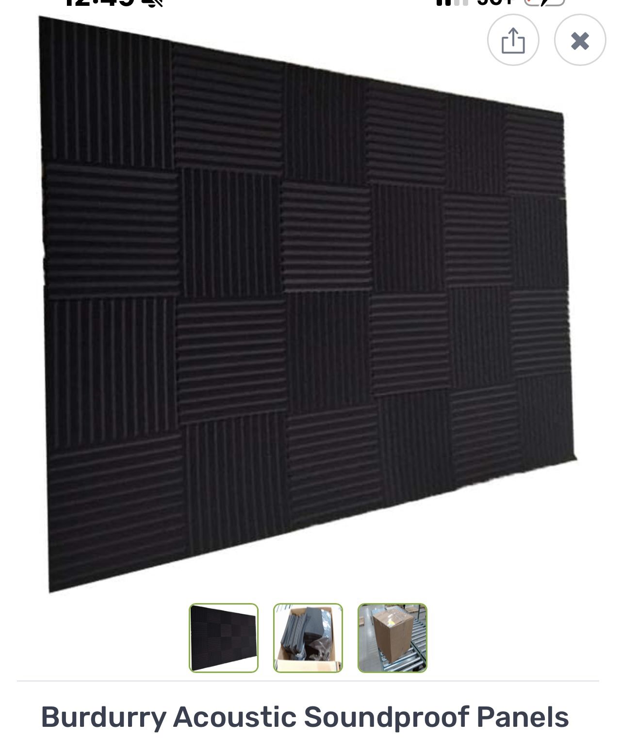 Acoustic Sound Proof Panels (50)