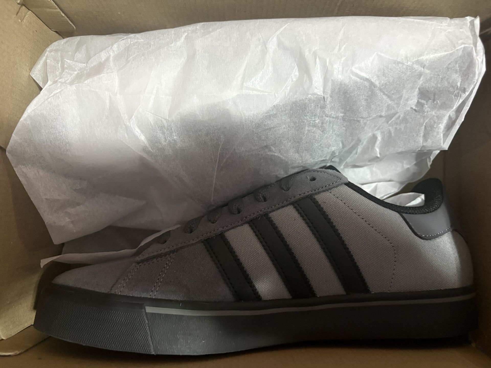 Adidas Campus Vulc – Grey/Black – Men’s 8.5 (New)