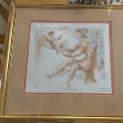 Found My Love", created by the artist Chaim Gross in 1970. 