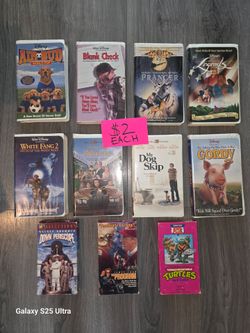 VHS Tapes for sale- all variety