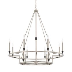 Capital Lighting 225241BT Semi-Flush Mount Ceiling Light, Black