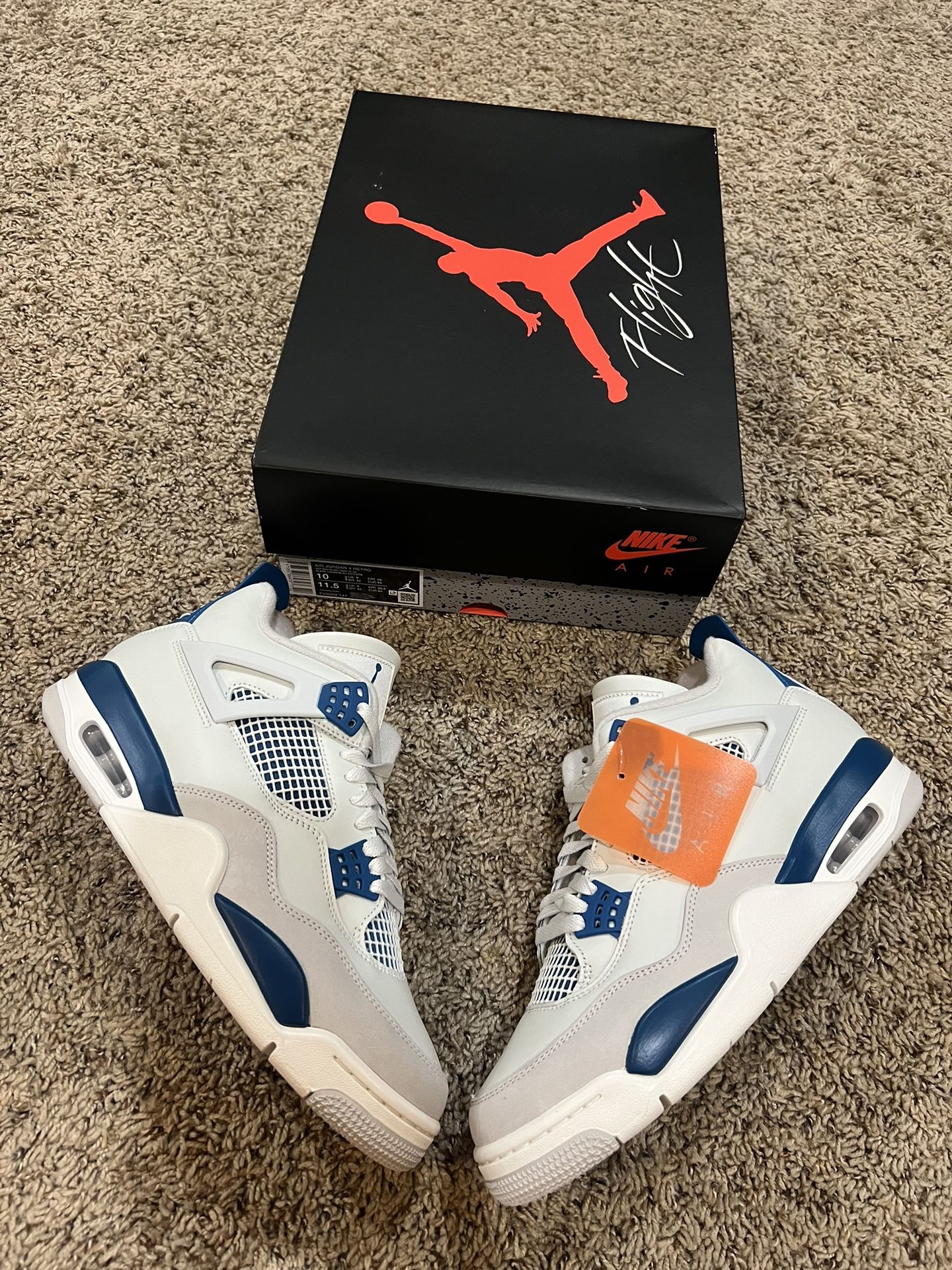 Jordan 4 Military Blue Size 10