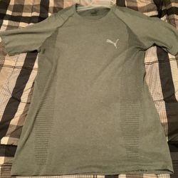Puma Green Large Mens T-shirt 