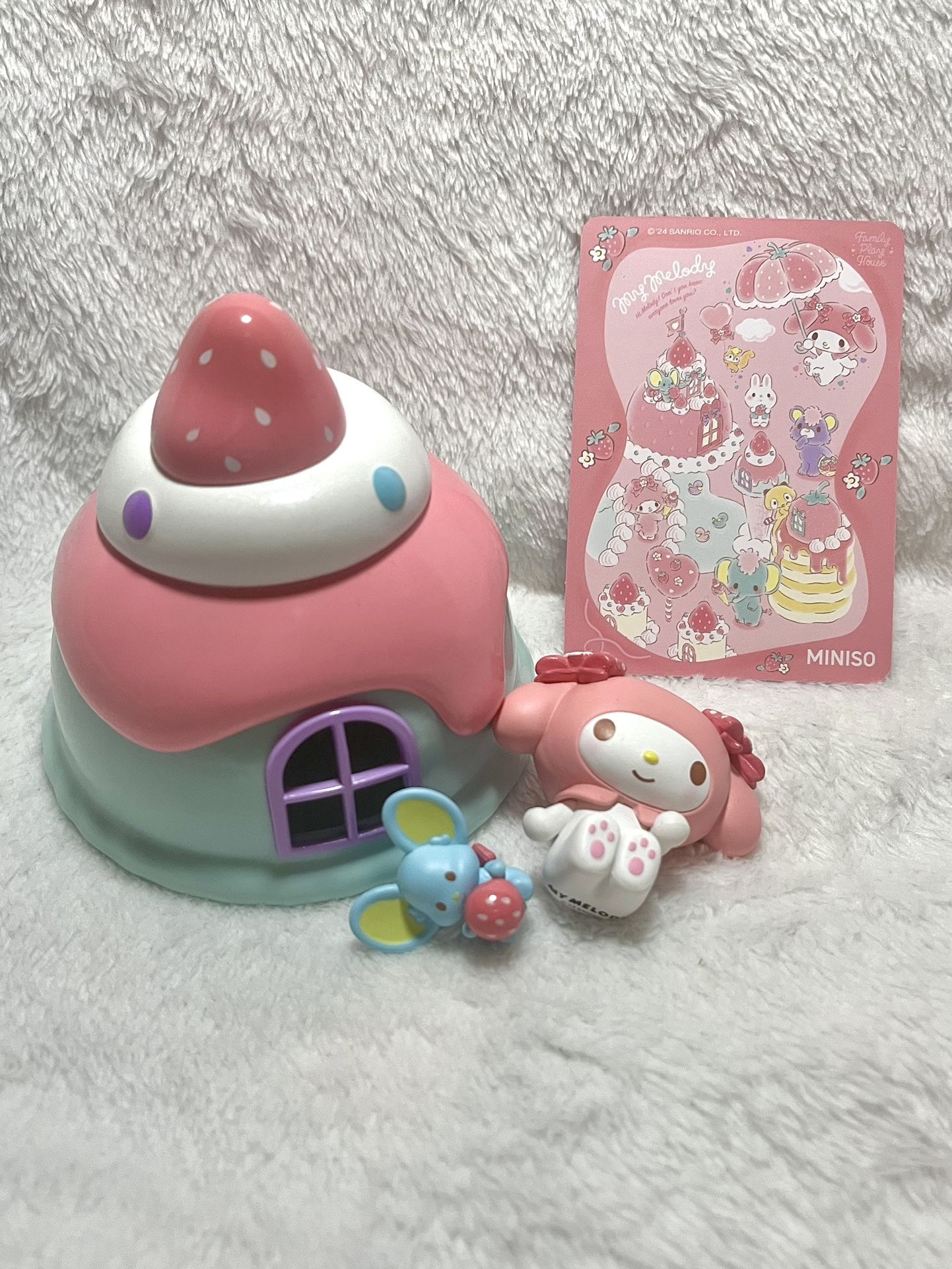 miniso my melody sweet piano series blind box - strawberry jam