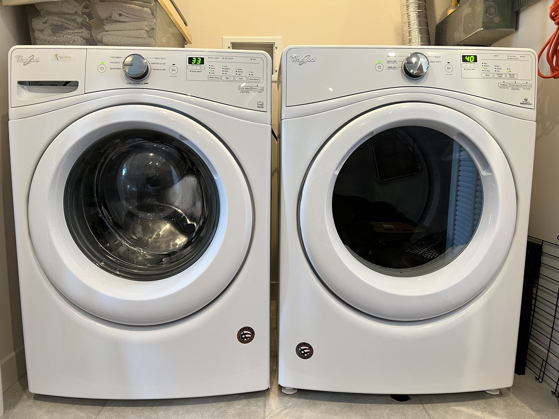 Whirlpool Washer & Dryer