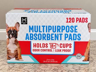 Dog Cat Multipurpose Absorbent Pads – 120 Count